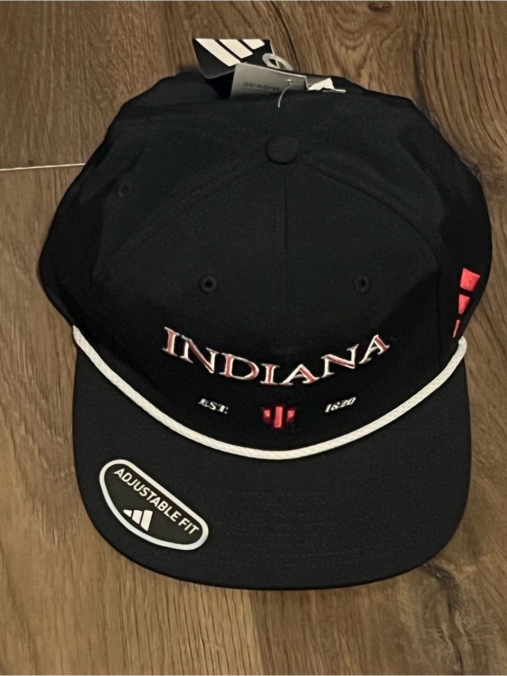 Indiana hoosiers Adjustable Black Baseball Cap